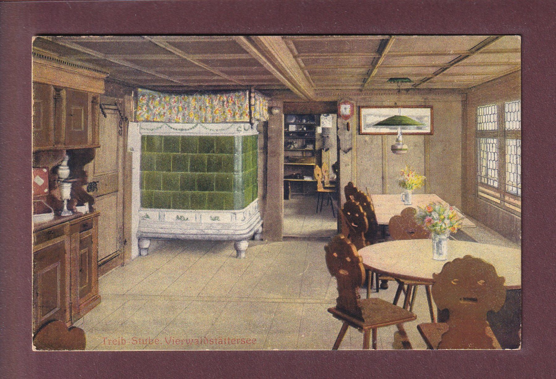 Cartoline postali: TREIB-STUBE am Vierwaldstättersee - 1914 – Usato da Pully venduto da nicecards