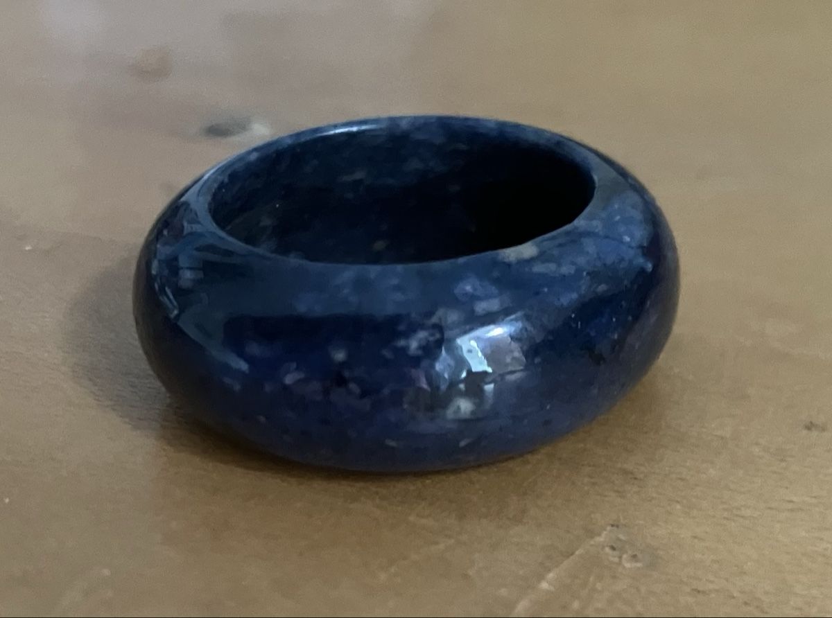 Bagues: Stein Ring Dumortierit – Neuf (Voir description) à Lyss par Punktum01 1