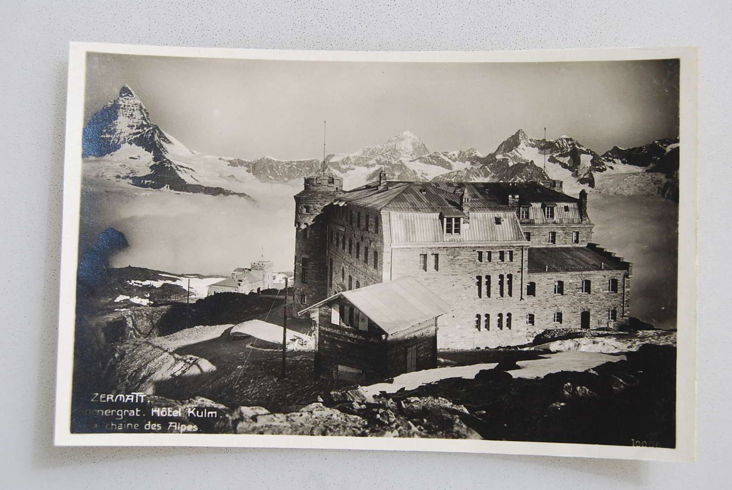Cartoline postali: AK Zermatt, Gornergrat, Hotel Kulm – Usato da Rüfenacht BE venduto da Toro06
