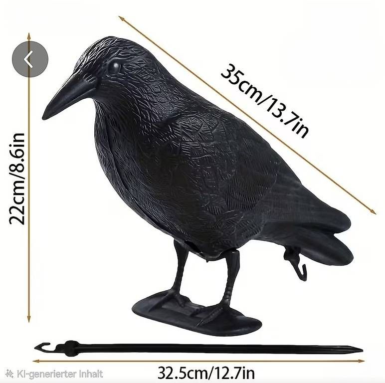 Tutte le decorazioni: 3er Vogel Schreck stehend – Usato da Niederbipp venduto da Trude04 4
