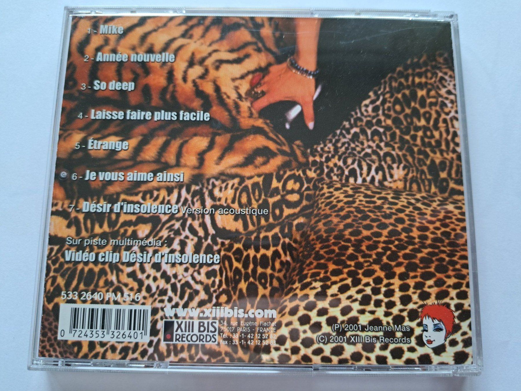 CD: Cd Jeanne Mas - Je vous aime ainsi *** – Usato da Pully venduto da bro_n52j 1