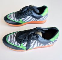 MARC CAIN SNEAKER SCHUHE 41 LEDER ANIMAL top zu JEANS ROCK