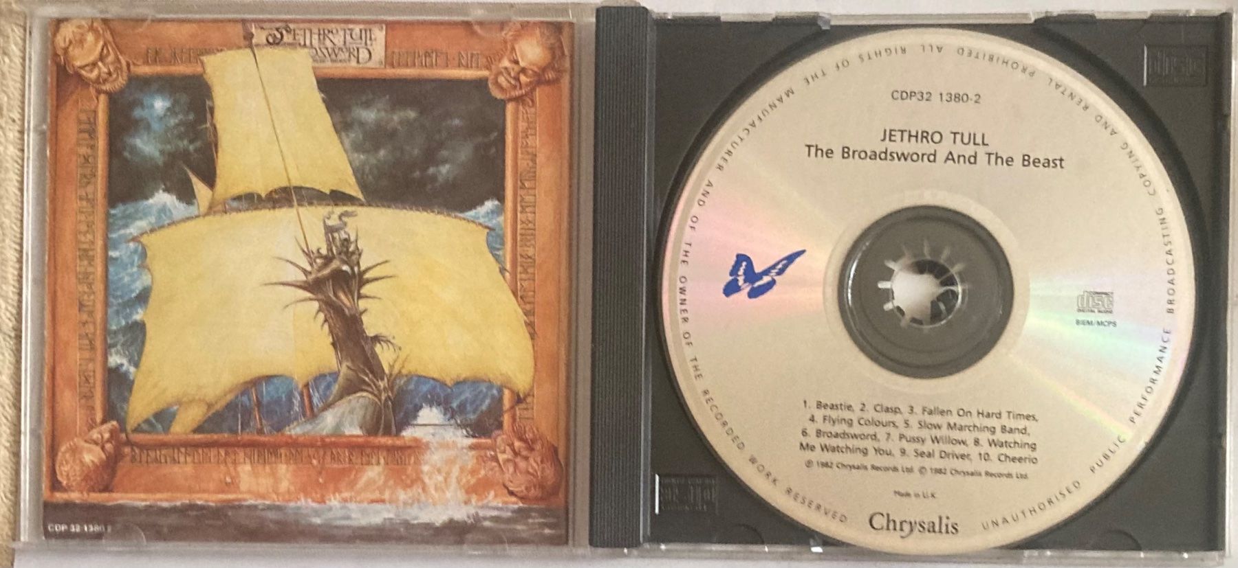 CD: JETHRO TULL - THE BROADSWORD AND THE BEAST – Usato da Poliez-Pittet venduto da Newtown-Records 2