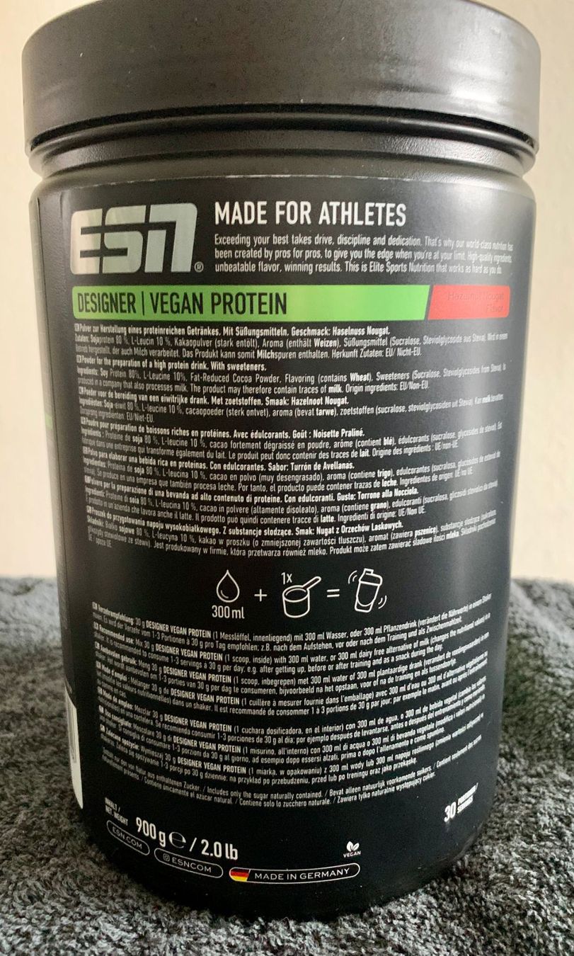 Esn Cibi & Specialità: ESN Proteinpulver vegan – Nuovo e nell'imballaggio originale da Münchwilen TG venduto da Caroline_T. 1