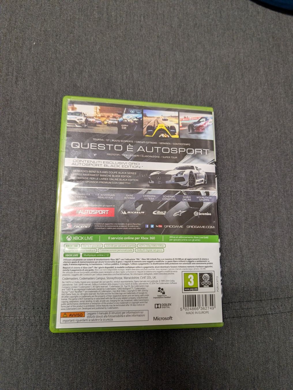 Giochi: Grid autosport limited Black edition Microsoft xbox 360 – Usato da Giubiasco venduto da Ticinerd 1
