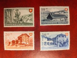 CH Pro Patria B38, B39, B40 und B41 Postfrisch