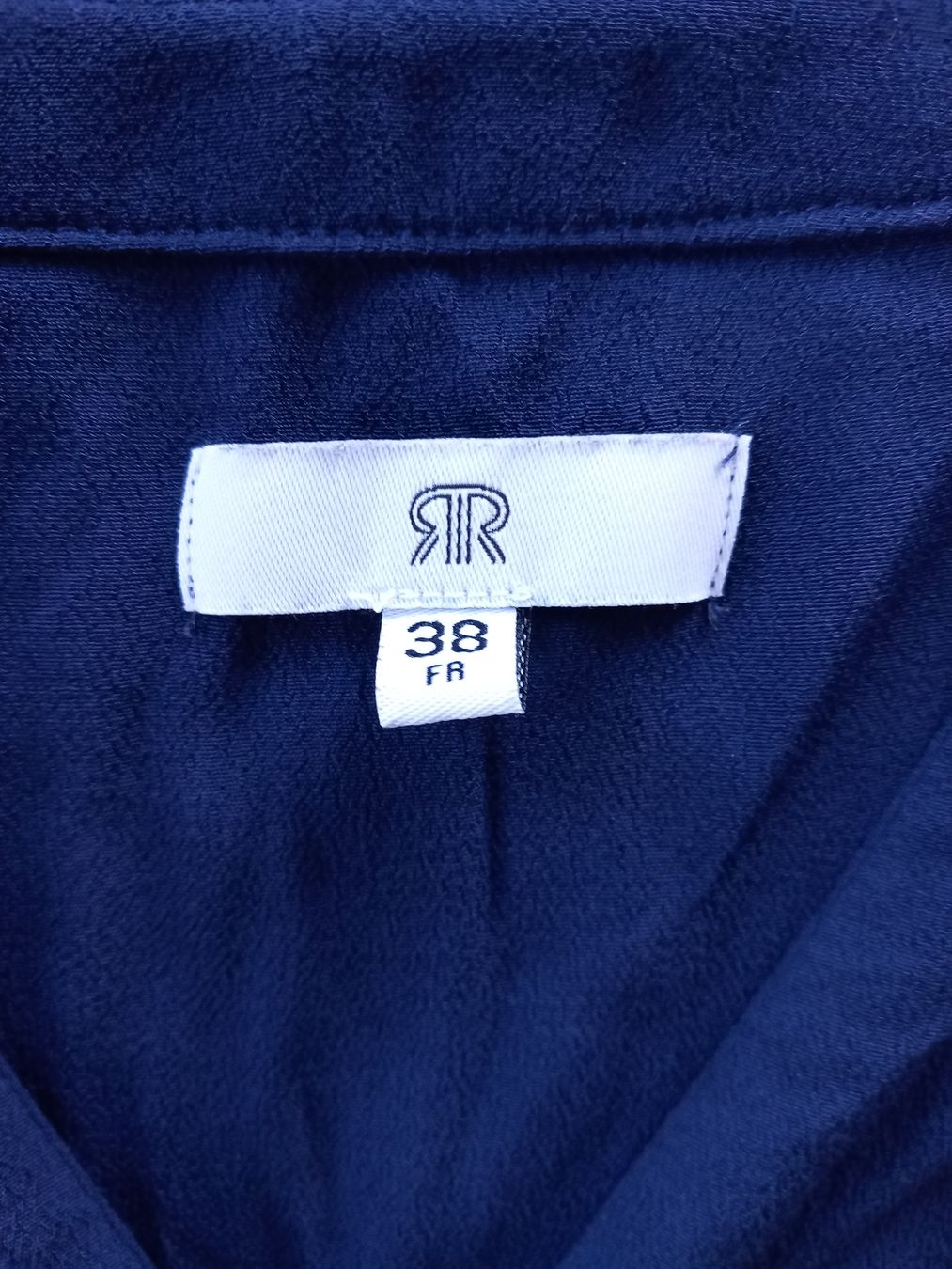 La Redoute Camicette: Blouse bleu marine à manches courtes – Usato da Faoug venduto da per_kp6r 2