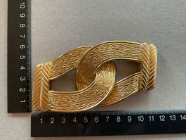 Gürtelschnalle gold farbig