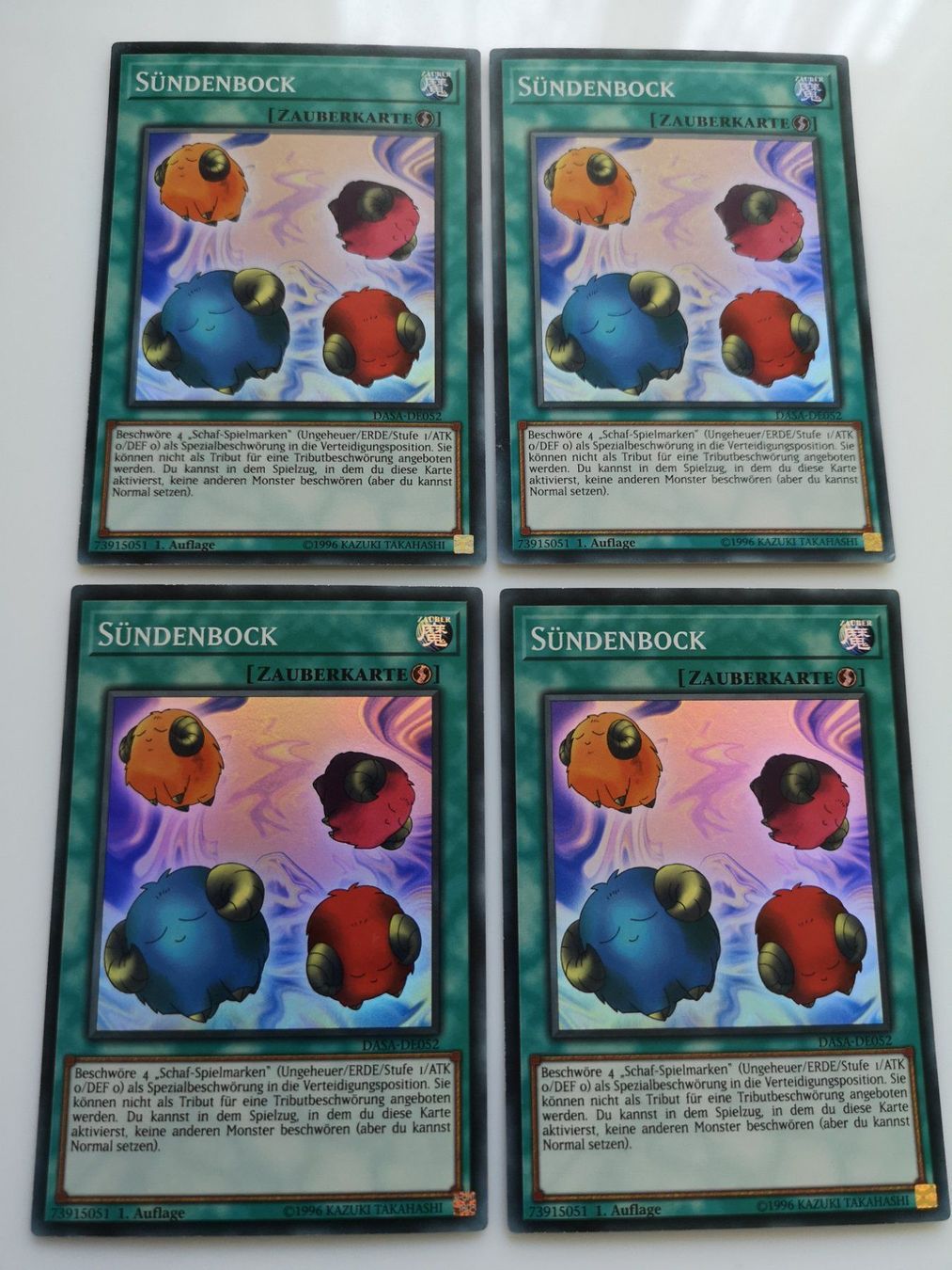 Yugioh Carte collezionabili: Sündenbock / Super-Rare / 1.Auflage – Nuovo (secondo la descrizione) da Boswil venduto da ShoppingCenterCity 6