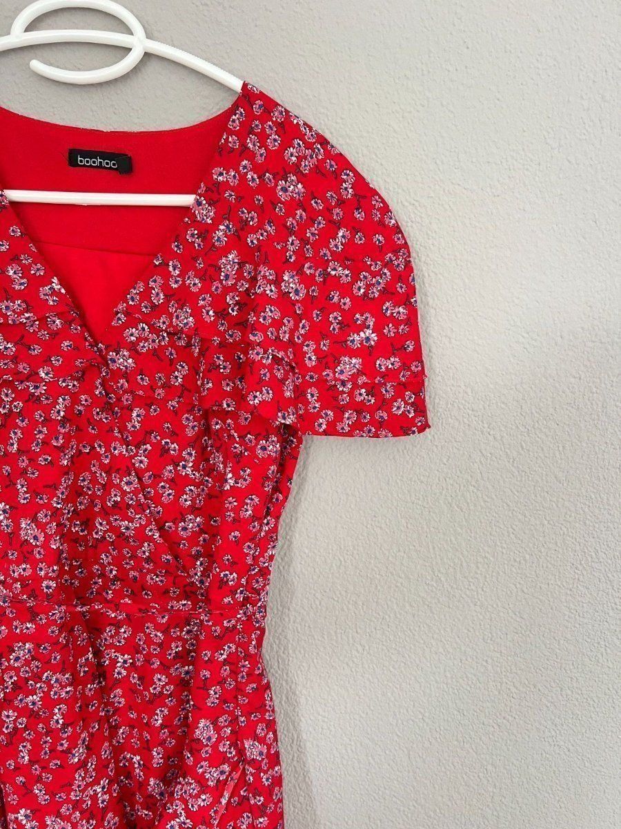Boohoo Vestiti: rotes Boohoo Kleid, Size 36 – Usato da Muri b. Bern venduto da SigridW 2