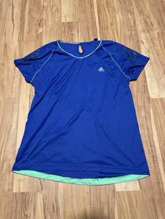 Adidas Funktionsshirt blau, XL, neuwertig für den Sport!