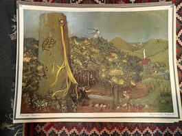 schulwandbild, rapunzel