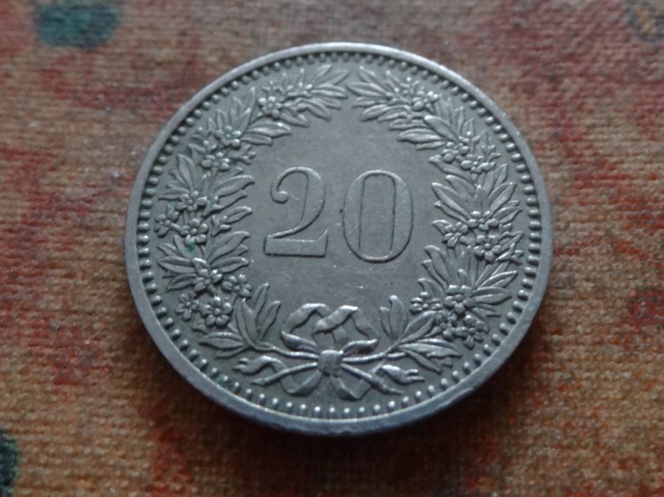 Tutti le monete: 20 Rp. 1985 – Usato da Romanel-sur-Lausanne venduto da Swift13 1