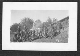 Echtfoto Grenzbesetzung 1914