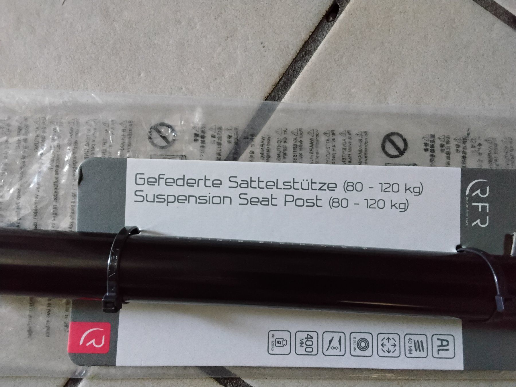 Pezzi di ricambio: Sattelstütze gefedert 31.6x400 – Nuovo (secondo la descrizione) da Lohn-Ammannsegg venduto da analogis 5