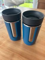 2x Nespresso Thermobecher blau, gut erhalten,