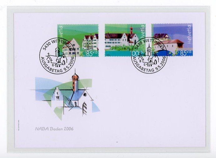 Tutti i francobolli: NABA Baden 2006, FDC-Einzelwerte aus Block – Usato da Utzigen venduto da sprint.007