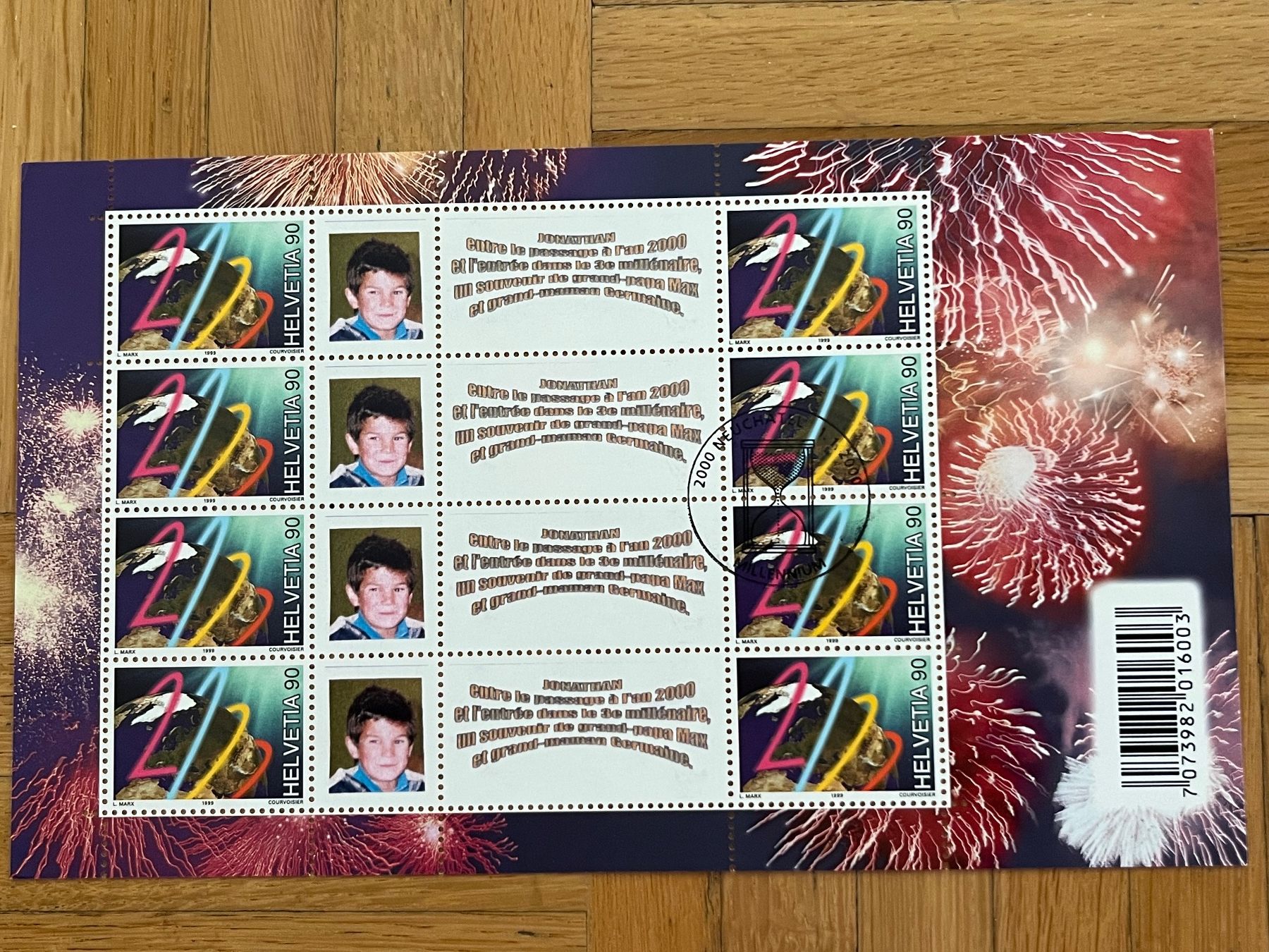 Tous les timbres: Bogen Millenium, Unikat ! – D'occasion à Romanshorn par luxcollect