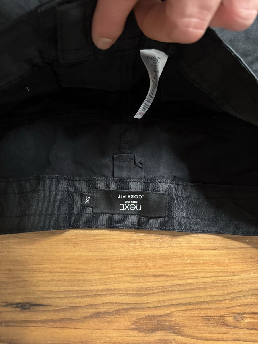 Next Pantaloni: Next Cargo Hose Schwarz Herren W32 Outdoor – Usato da Niederrohrdorf venduto da Joel.S01 2