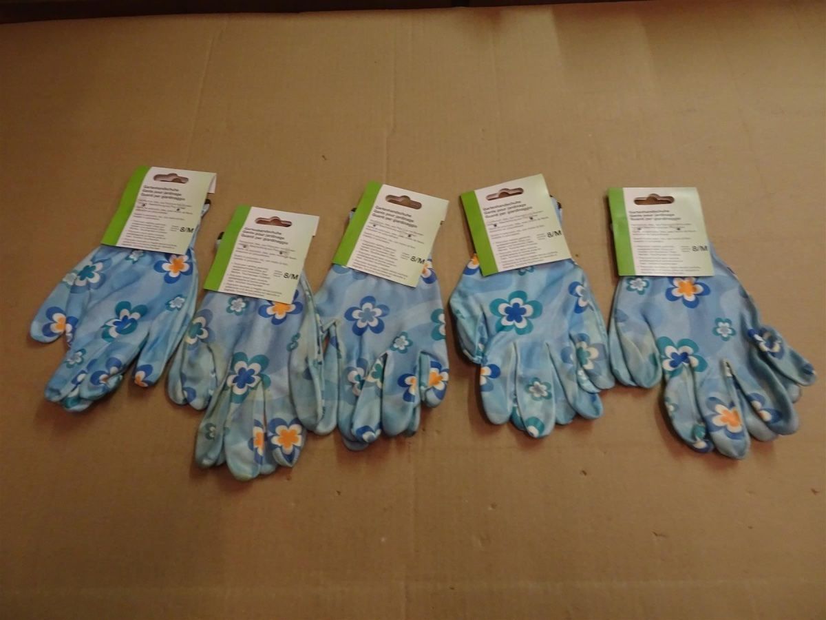 Handschuhe & Handstulpen: Neue Gartenhandschuhe 5Stk. Gr. 8/M – Neu und originalverpackt aus Necker von liq24