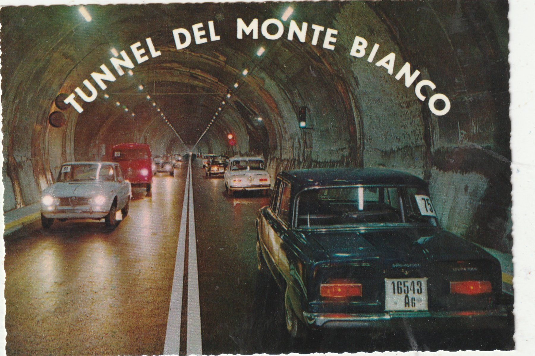 Cartoline postali: Tunnel de Monte Biano – Usato da Lumbrein venduto da made02