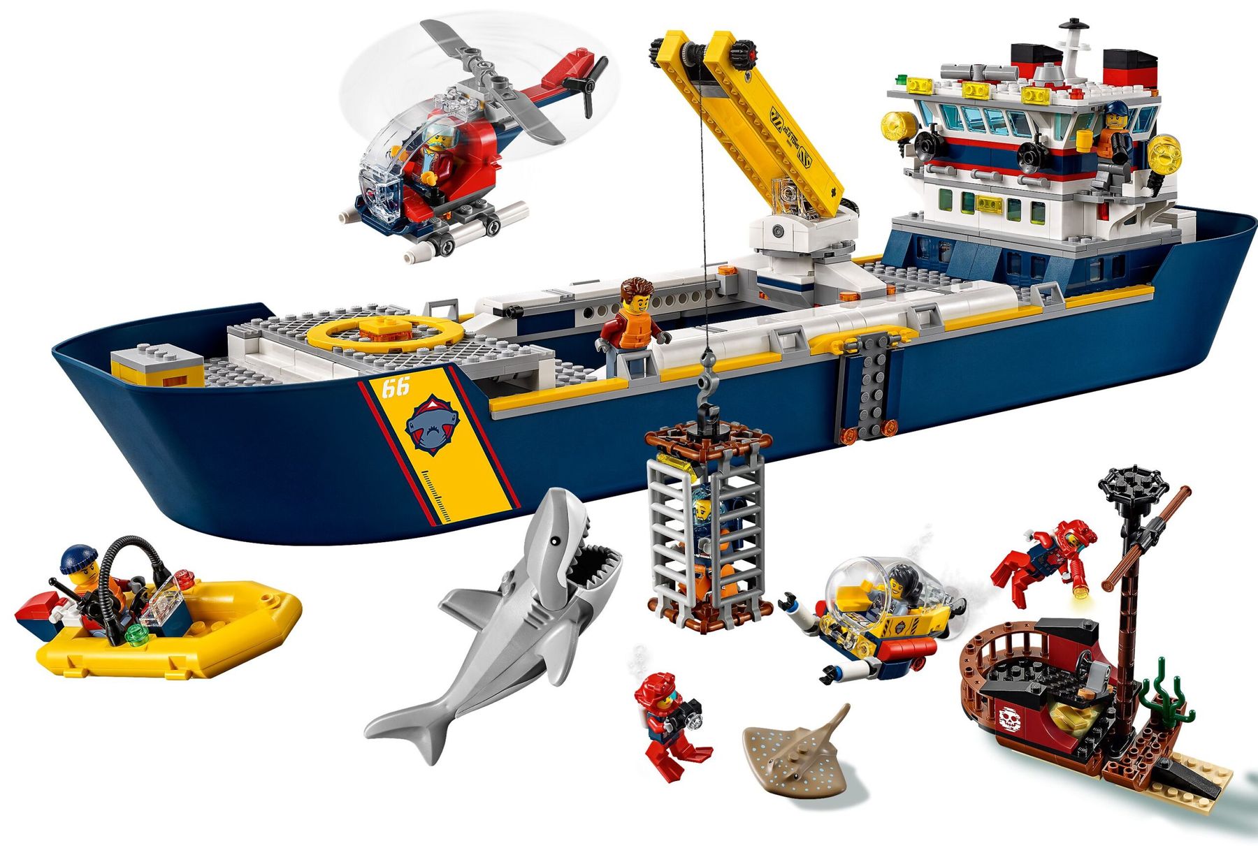 Lego Kit di costruzioni: 60266 Meeresforschungsschiff – Nuovo e nell'imballaggio originale da St. Gallen venduto da brickli 1