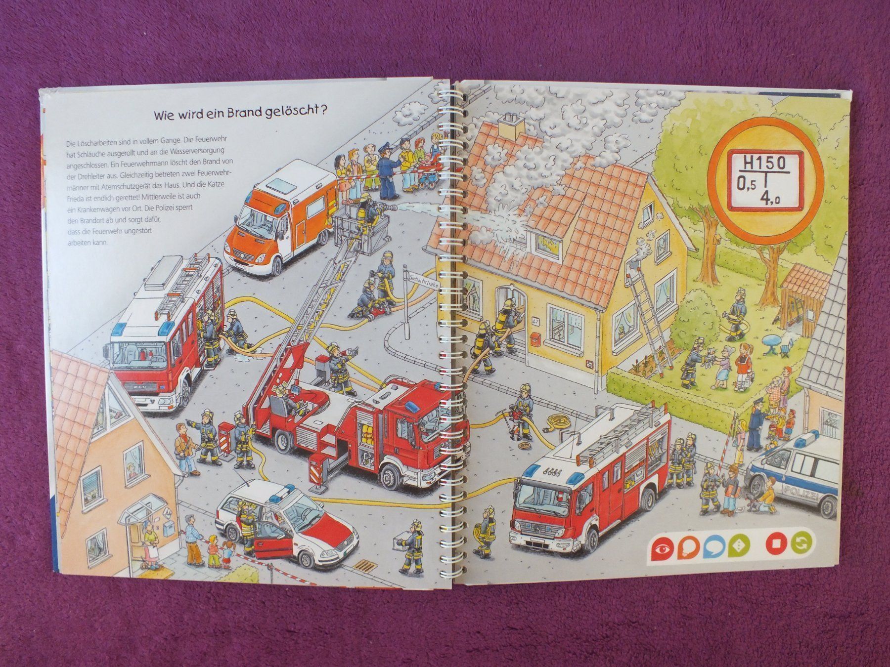 Libri: tiptoi Buch - Unterwegs mit der Feuerwehr – Usato da Müllheim Dorf venduto da Seeeule01 5