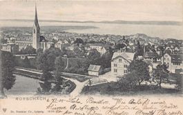 Rorschach, Lichtbild, gelaufen 1905