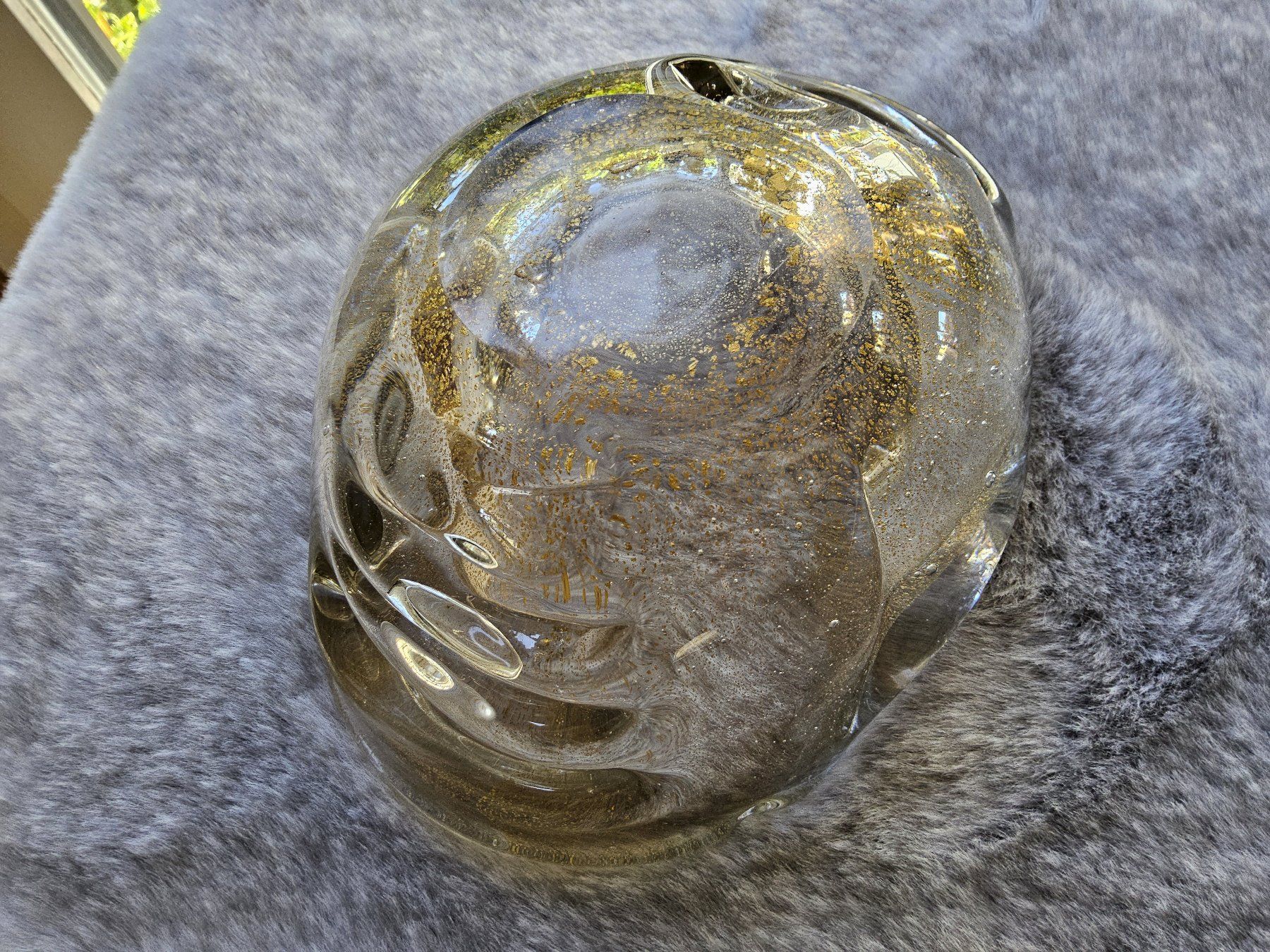 Murano Ciotole: Handmade MURANO Schale mit Blattgold Einschlüssen – Usato da Zürich venduto da SciTec 6