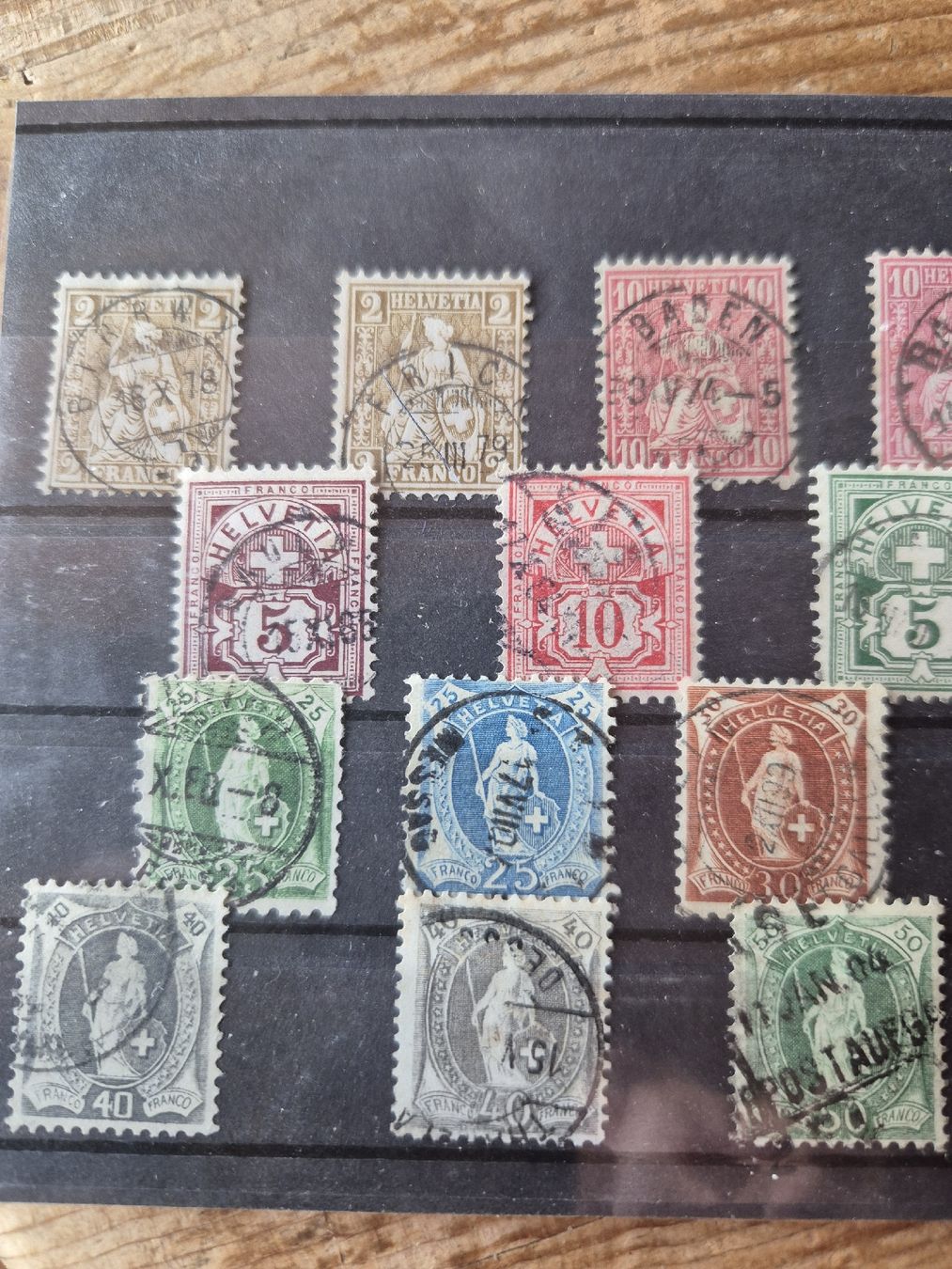 Alle Briefmarken: altschweiz lot – Gebraucht aus Uznach von Fireblade7 2