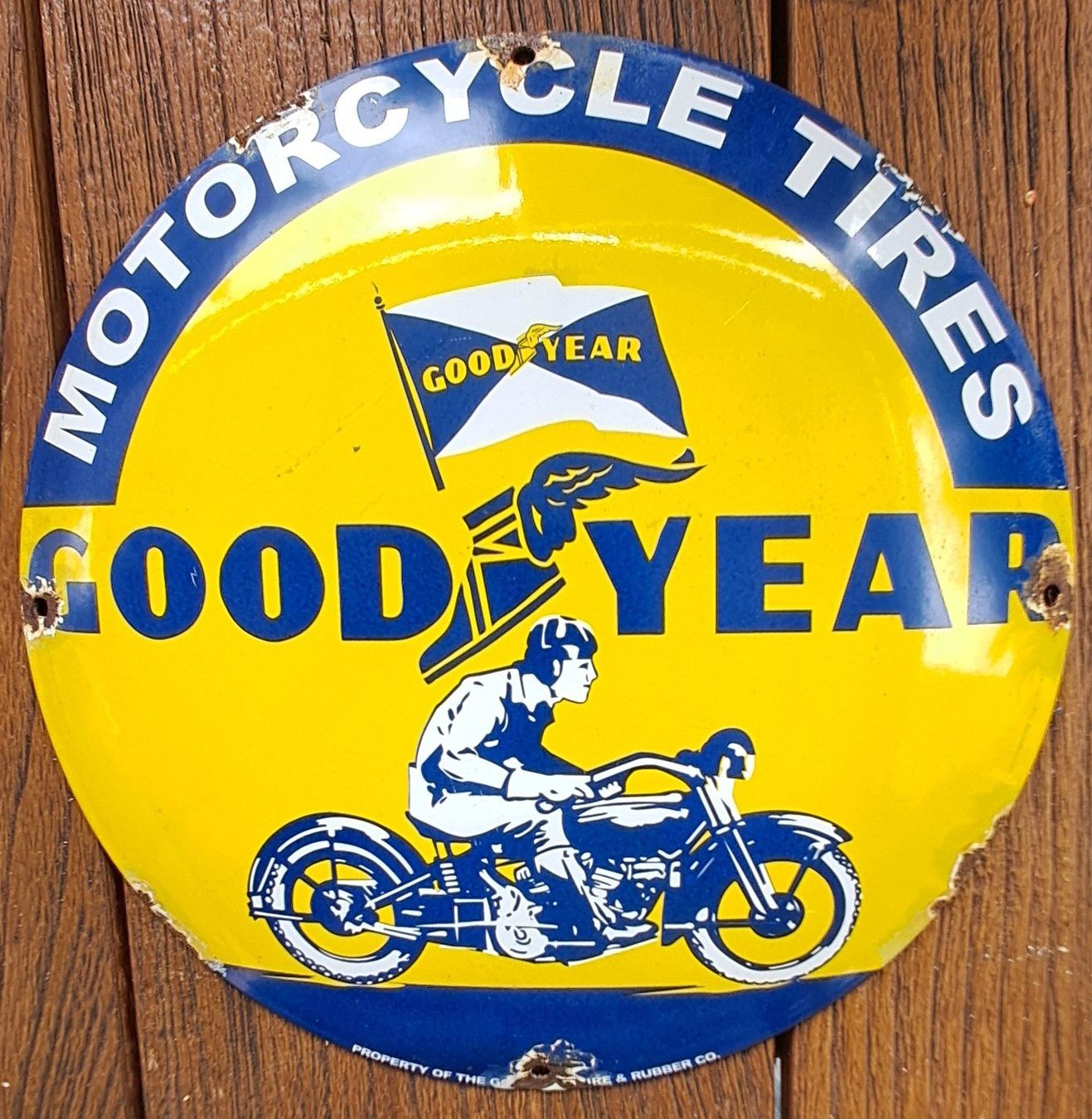 Goodyear Schilder: Emailschild – Gebraucht aus Wallisellen von prada008