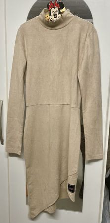 Wildleder Optik Kleid. Grösse S. Neuwertig!