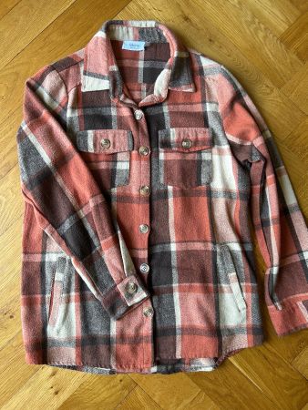 Maternity Bluse Flanell-Stil Gr S