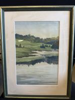 Original Minni Herzing Aquarell, gerahmt, 16. Juni 32