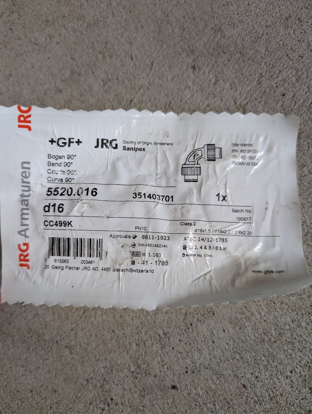 Rohre & Schläuche: Diverses Sanipex Material – Neu (gemäss Beschreibung) aus Kirchdorf BE von Lersius 3
