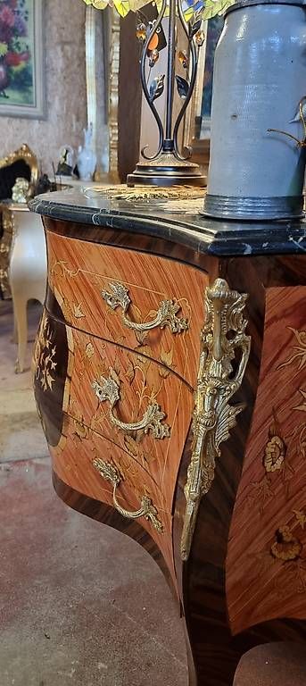 Cassettiere: Französische Kommode Louis XV, geschweift – Usato da Kaufdorf venduto da Nati-Nati 7