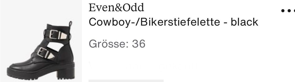 Damenschuhe: Cowboy-/Bikerstiefelette mit cut-outs Gr. 36 – Neu (gemäss Beschreibung) aus Basel von Nath- 6