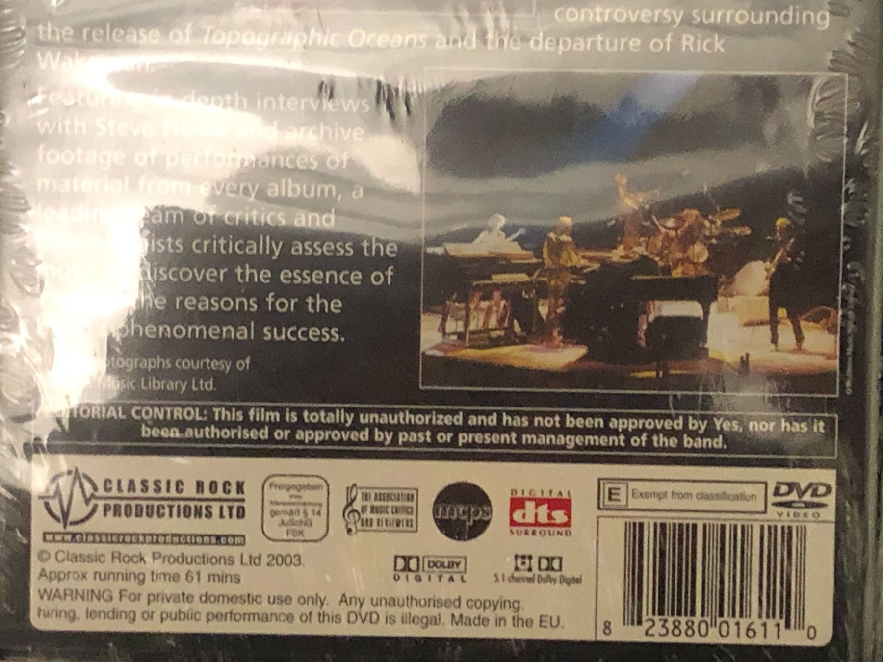 Tutti i DVDs: DVD - Inside YES - 1968-1973 - Originalverpackt – Nuovo e nell'imballaggio originale da Niederhasli venduto da thozam 2