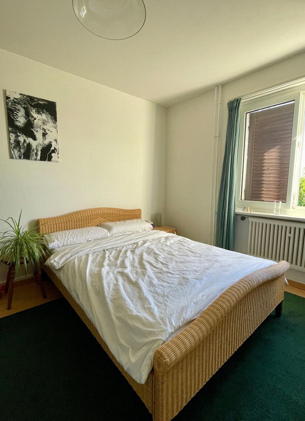 Letti: Rattan Bett mit Matraze 140x200 – Usato da Zürich venduto da anmerk 1