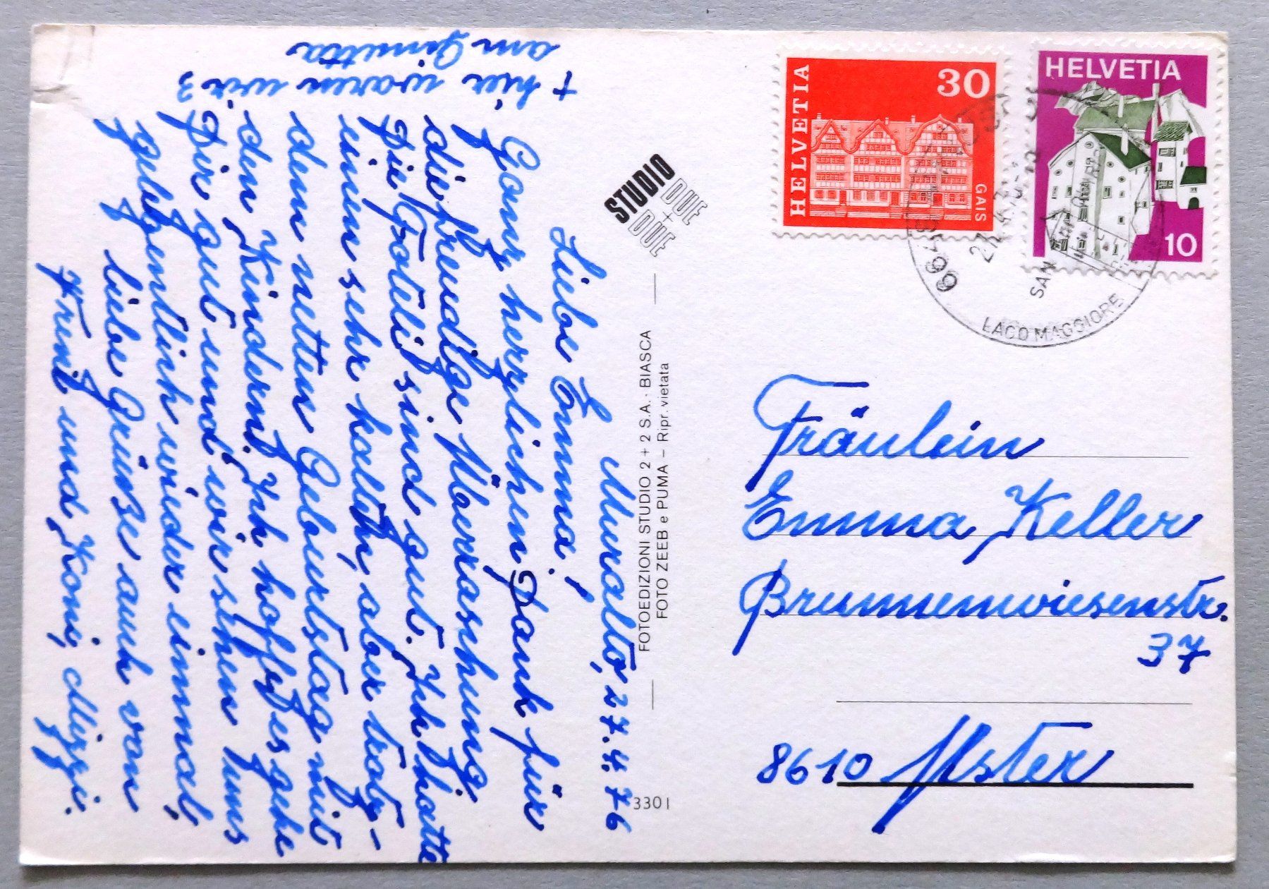 Cartes postales: Locarno – D'occasion à Fétigny par Billy2miny 1