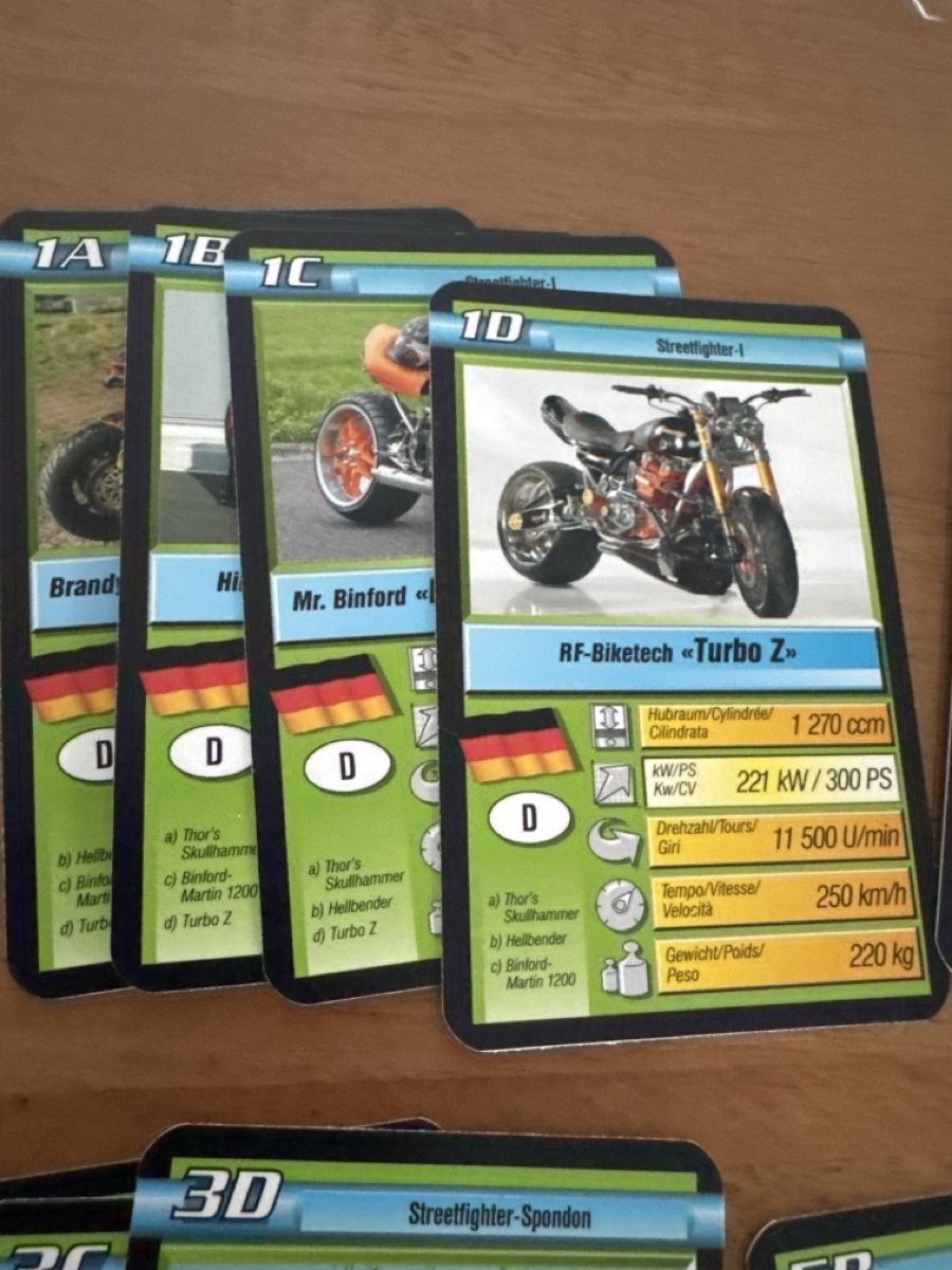 Giochi: Super Trumpf Streetfighter Karten   Quartett  – Usato da Zürich venduto da Smarties13 3
