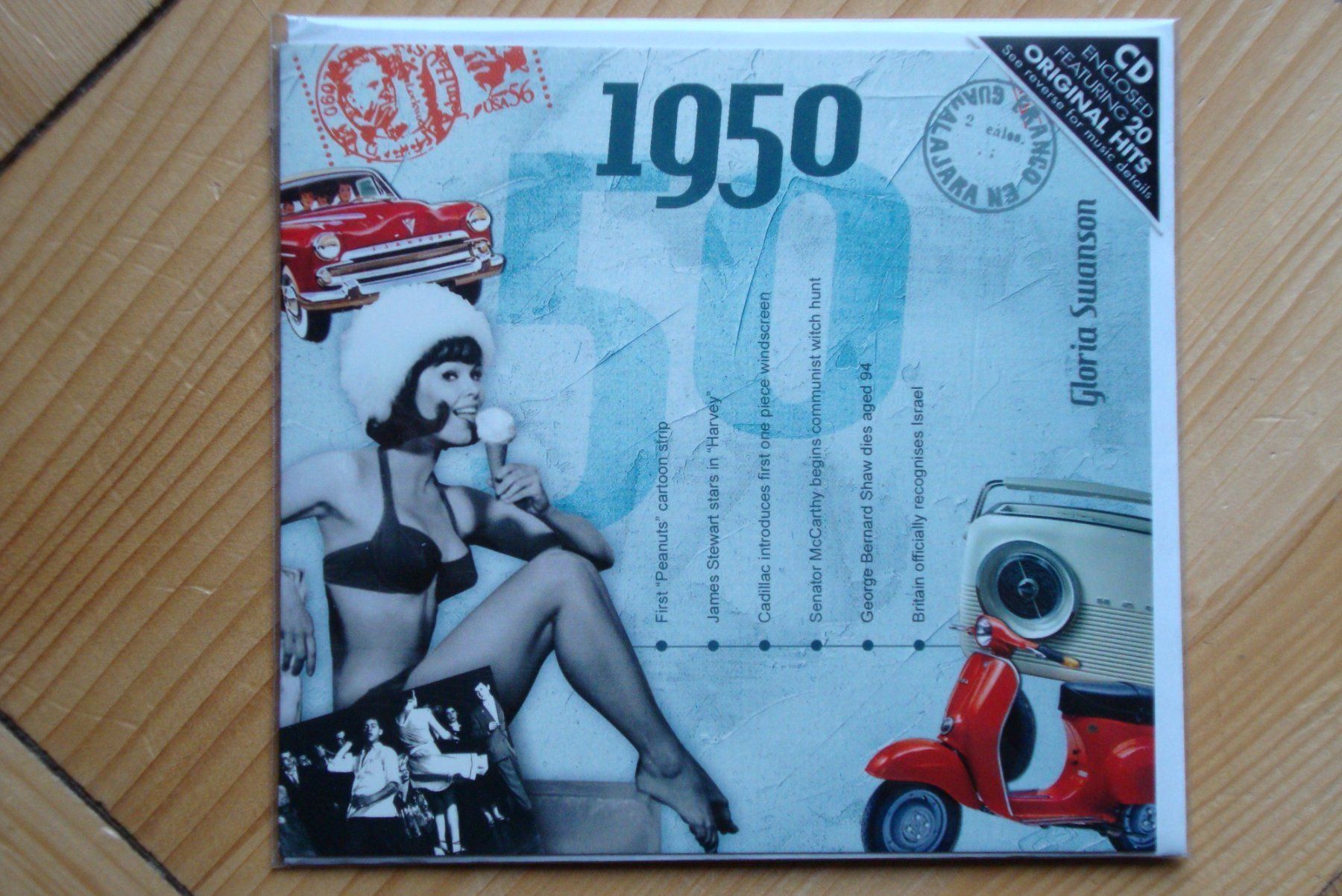 CDs: Geburtstag? 20 ORIGINAL HITS 1950 - CD – Gebraucht aus Bern von carola31