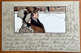 Kitsch - Superbe carte - E. Parkinson 1904