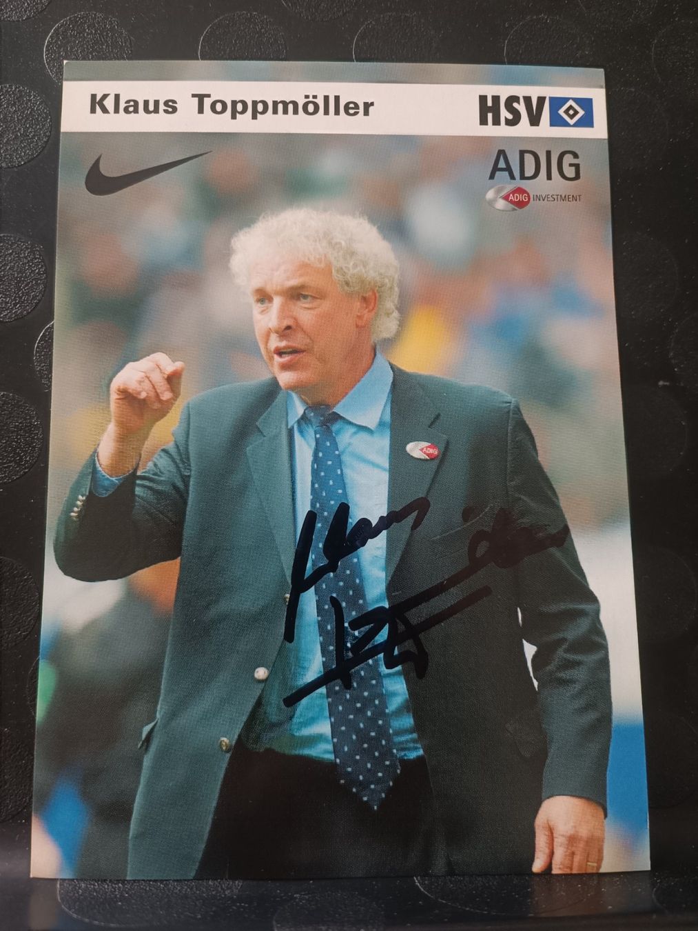 Autogramme: Klaus Toppmöller - HSV - Handsigniert – Gebraucht aus Menziken von Artographs