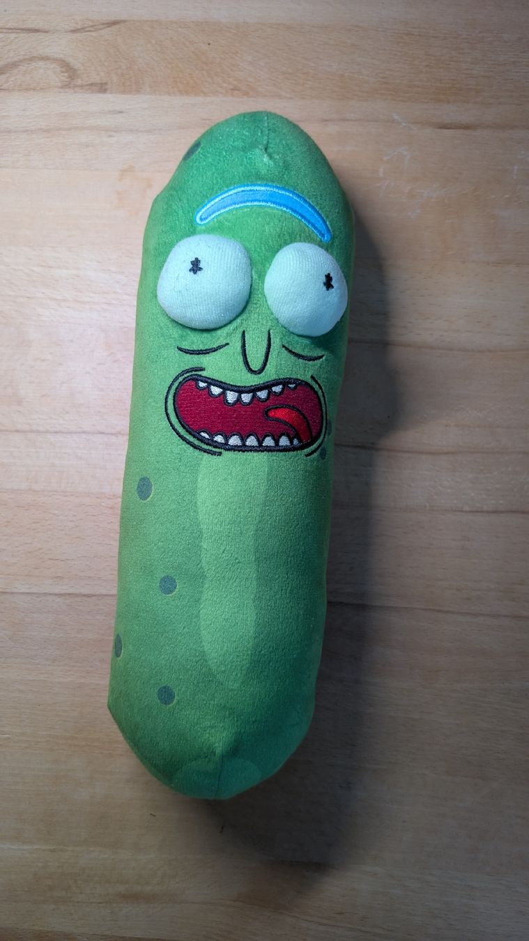 Giocattoli: Rick and Morty Pickle Rick Plüschtier – Nuovo (secondo la descrizione) da Olten venduto da NicoOnline