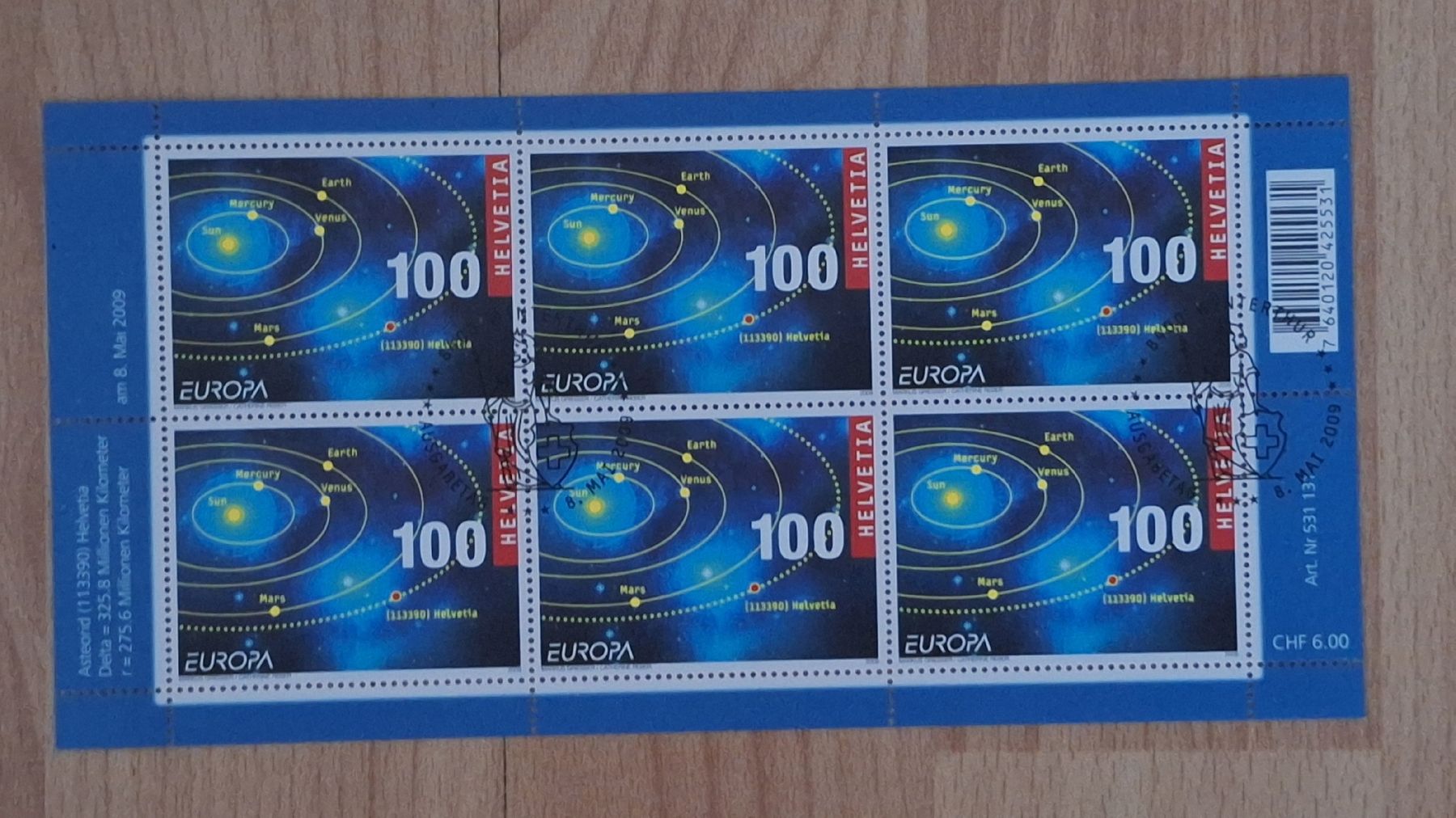 Tutti i francobolli: 8 Kleinbogen mit ET-Stempel – Nuovo (secondo la descrizione) da Pratteln venduto da walti-6060 6