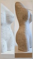 Skulptur, Carrara- Marmor/ Höhe: cm 63
