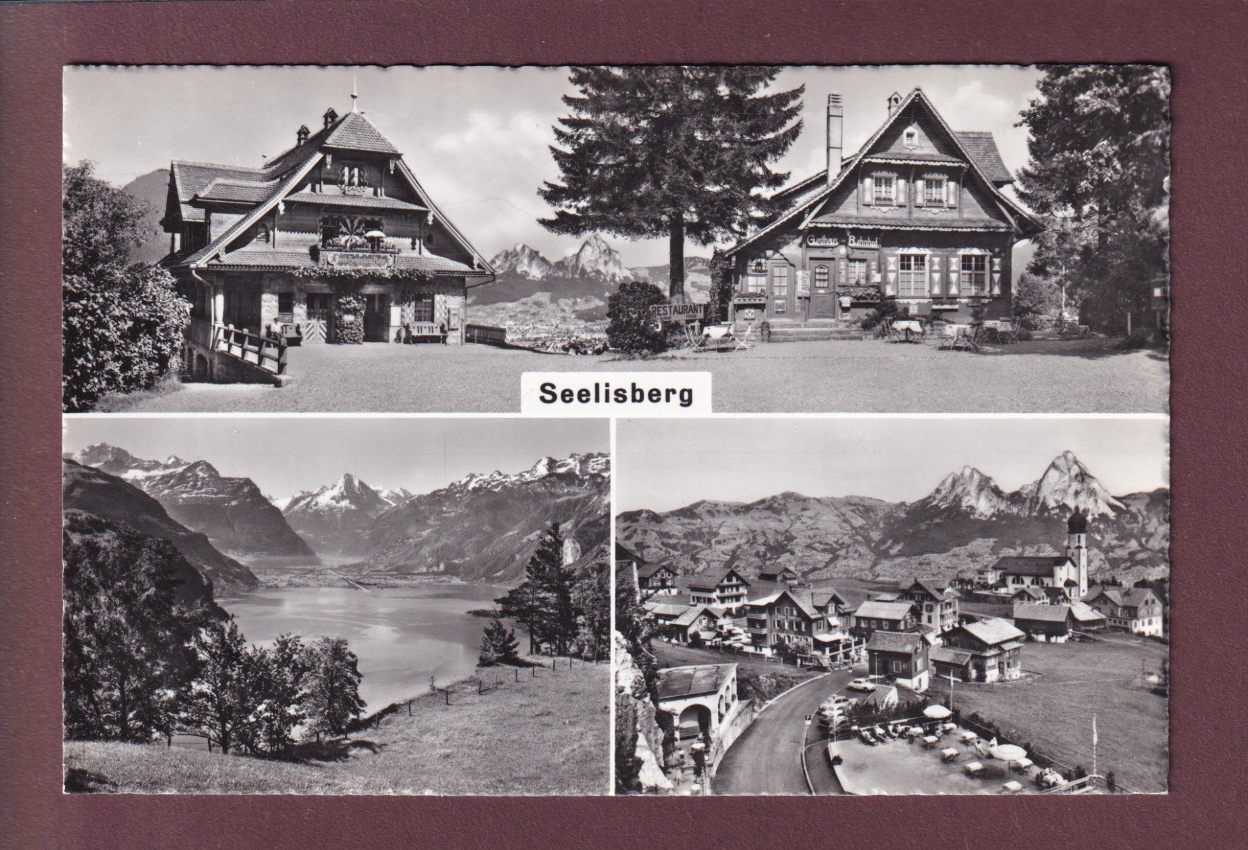 Cartoline postali: SEELISBERG - 3 Bilder – Usato da Pully venduto da nicecards