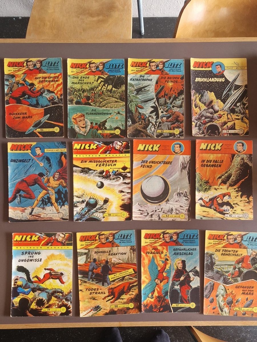 Fumetti: 44 Nick Hefte aus dem Lehning Verlag. – Usato da Le Vaud venduto da Balthasar 1