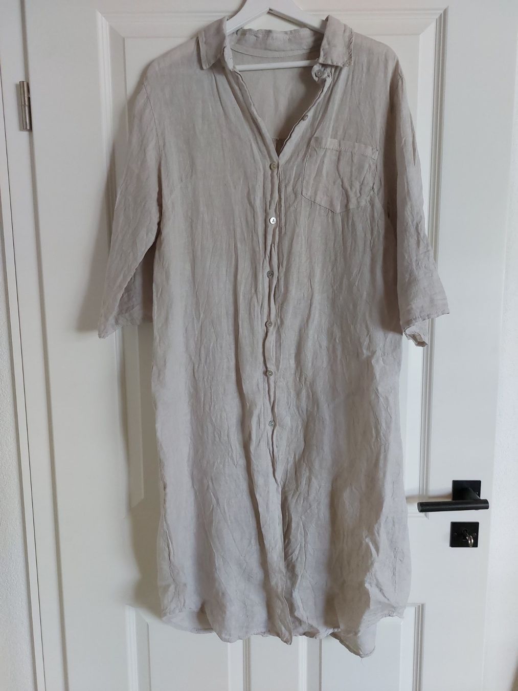 Vestiti: Leinen Hemd Kleid, Grösse S, 100% Leinen – Usato da Titterten venduto da fra_v27g 1